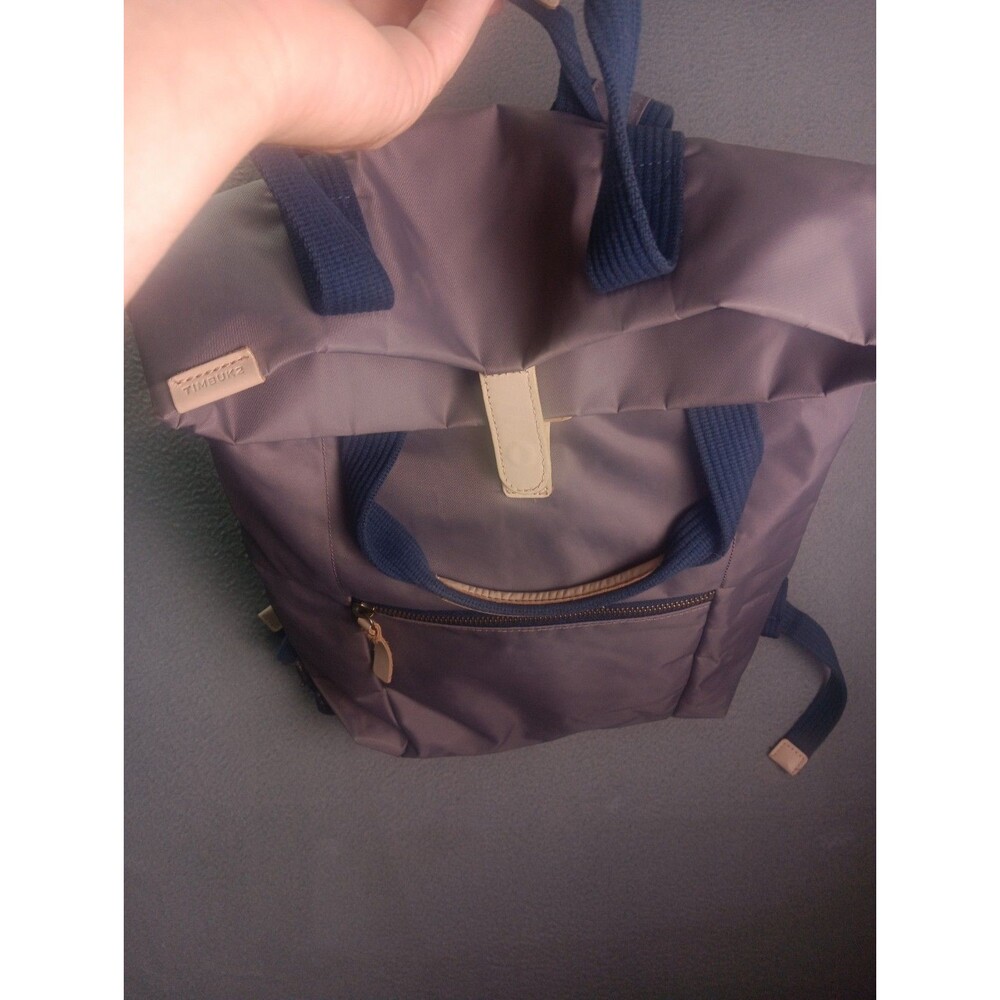 Timbuk2 Alamo Convertible Nylon Backpack Tote Blue Gray Color Block- EUC - Picture 10 of 11